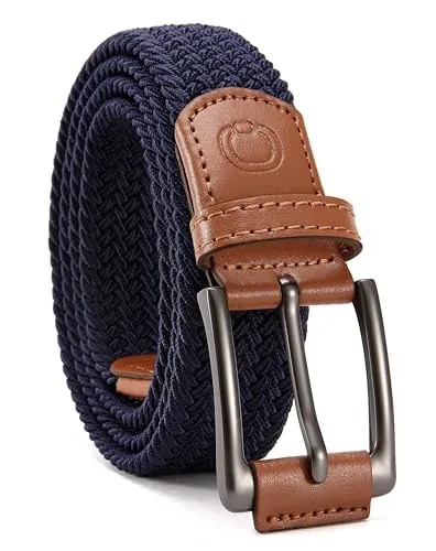 Elastic Stretch Belt (Navy, 30″ to 34″ waist)