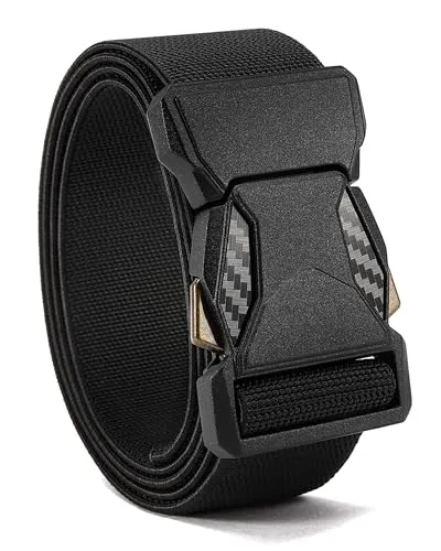 Tactical Belt, 38 mm (Black, 30″ to 34″ waist)