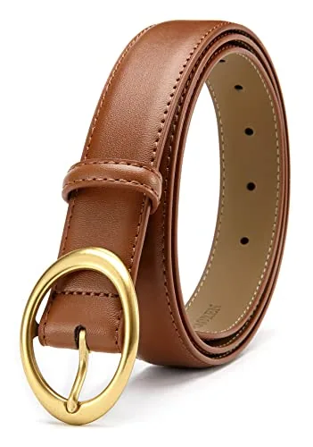 Leather Dress Belt (Tan)