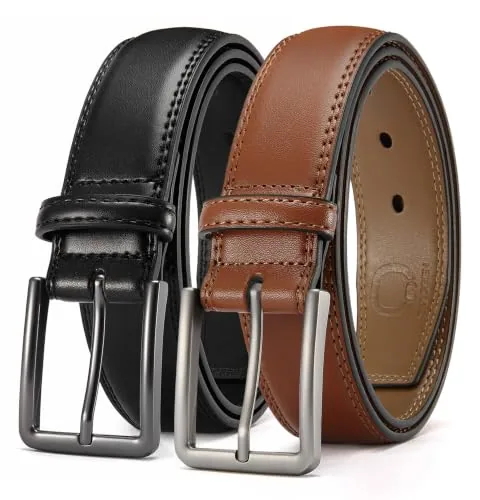 Leather Dress Belt, 35 mm