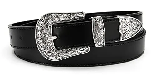 Leather Belt, Black