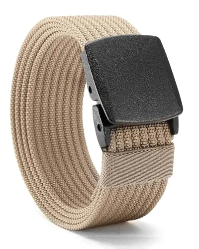 Nylon Web Belt, 38 mm (Khaki)
