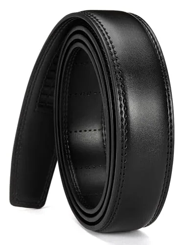 Ratchet Belt Strap, 32 mm (Black, 36″ to 42″ waist)