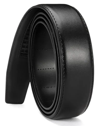 Ratchet Belt Strap, 35 mm (Black, 36″ to 42″ waist)